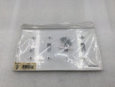 Cooper Wiring PJ4W 4 Gang Unbreakable Toggle Switch Plate in White