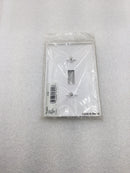 Cooper Wiring Devices PJ1W Single Gang Unbreakable Toggle Switch Plate in White