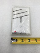 Cooper Wiring Devices PJ1W Single Gang Unbreakable Toggle Switch Plate in White