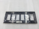 Cooper Wiring PJ266BK 6 Gang Unbreakable Decora Style Plate in Black (Box of 10)