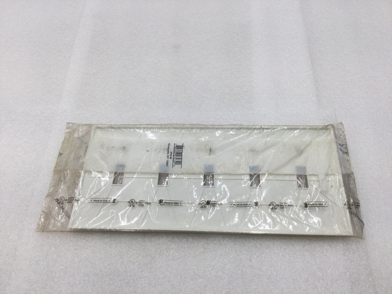 Pass & Seymour/Legrand TP5-W 5 Gang Toggle Switch Wall Plate in White