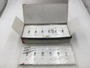 Cooper Wiring PJ6W 6 Gang Unbreakable Toggle Switch Plate in White (Box of 8)