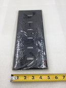 Cooper Wiring PJ6BK 6 Gang Unbreakable Toggle Switch Plate in Black (Box of 10)