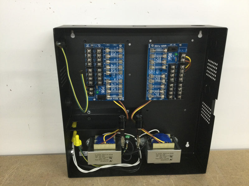 Sensormatic ADC1624UL 16 Camera 24 VAC CCTV Power Supply 115 Volt Input w/ 24 VAC Outputs