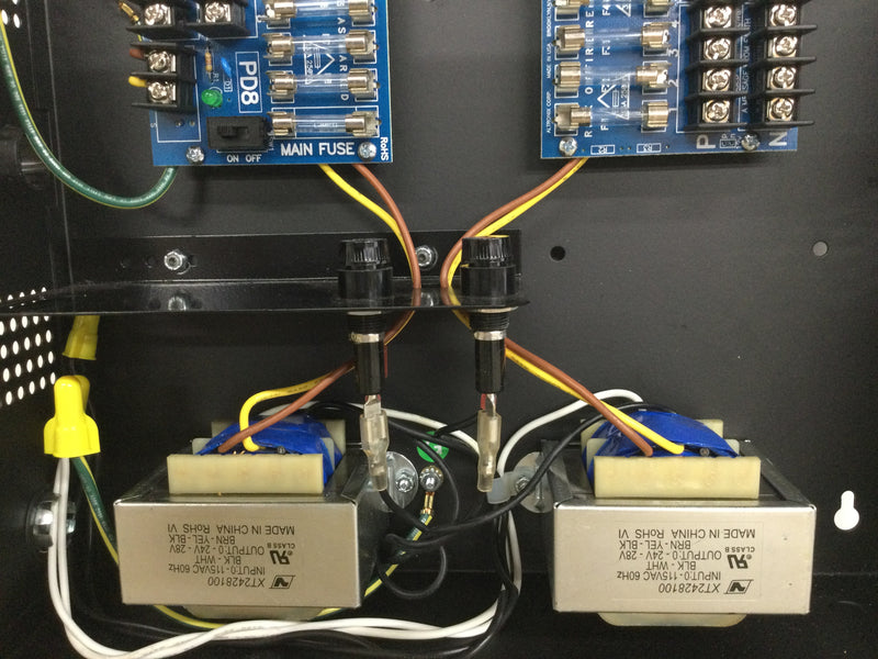 Sensormatic ADC1624UL 16 Camera 24 VAC CCTV Power Supply 115 Volt Input w/ 24 VAC Outputs