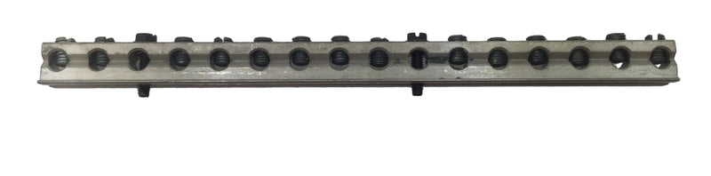 ITE M1224MB1150F/S 16 Position 4-14 AWG Grounding Bar 7 7/8" x 1/2"