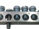 Square D 9 Position 4-14 AWG Grounding Bar w/Mounting Screws 3" x 1/2"