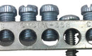 Square D 9 Position 4-14 AWG Grounding Bar w/Mounting Screws 3" x 1/2"