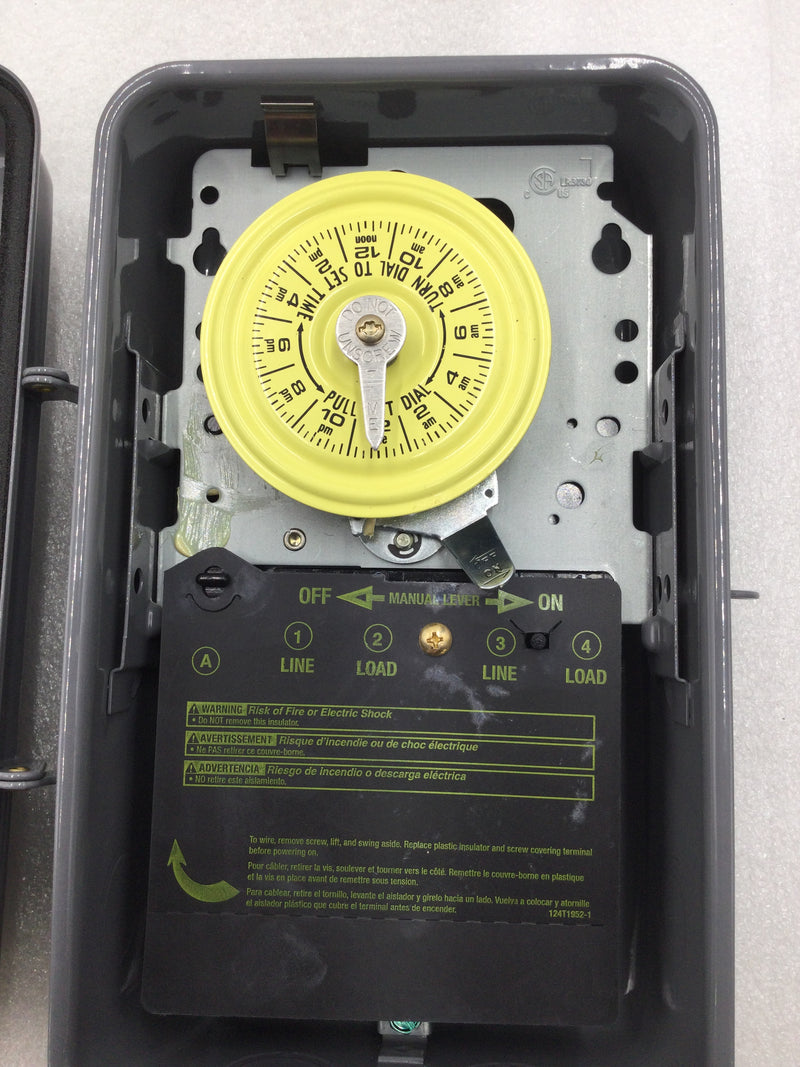 Intermatic T103R 40 Amp 120/208/240 VAC DPST 24-Hour Outdoor Rated Time Switch