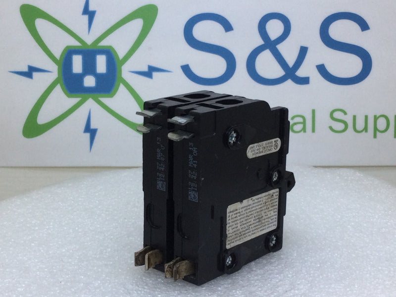 Siemens D220 20 Amp 2 Pole 120/240V Type QD Circuit Breaker