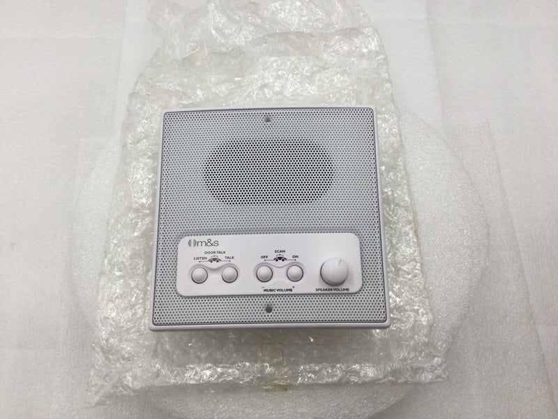 M&S DMC4RW Patio Intercom/4 Wire Room Station - White