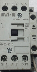 Eaton XTCE032C10 40 Amp 3 Pole 600V Contactor w/C396A2A032SELXC Coil