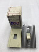 Prescolite Controls DSS-I DS Series SPST Light Switch 15 Amp 120 VAC in Ivory