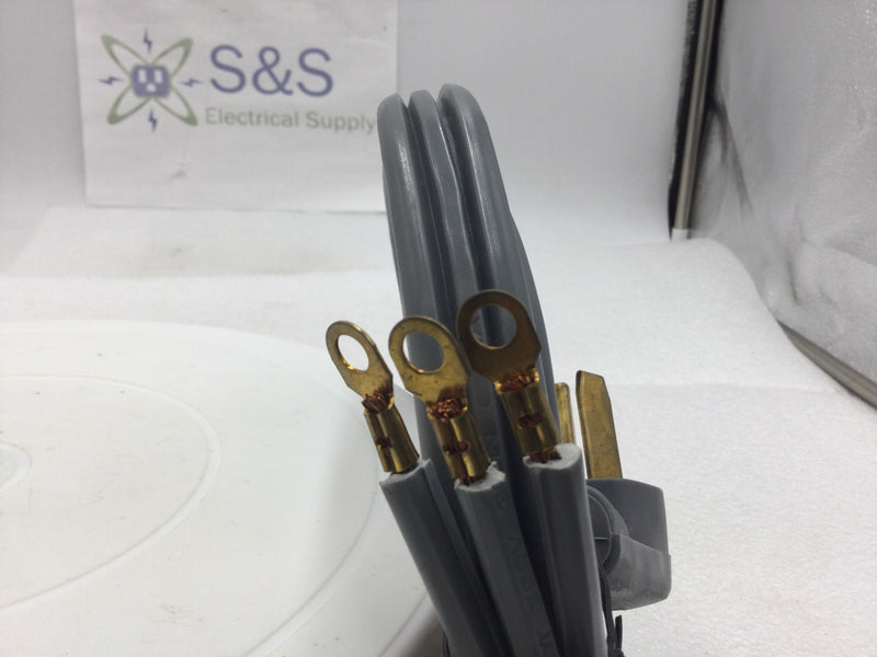 Universal 3 Wire 4-FT 50 Amp 125/250V Appliance Cord E117817