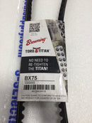 Browning BX75 Torq Titan Notched/Cogged V-Belt 78" O.C. (Lot of 9)