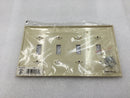 Cooper Wiring PJ4V 4 Gang Unbreakable Toggle Switch Plate in Ivory (Box of 8)