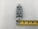Pass & Seymour/Legrand 26352GRY 20 Amp 125V Duplex Receptacle Decorator