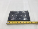 Cooper Wiring PJ4BK 4 Gang Unbreakable Toggle Switch Plate in Black (Box of 10)