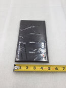 Cooper Wiring PJ4B 4 Gang Unbreakable Toggle Switch Plate in Brown (Box of 9)