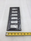 Cooper Wiring PJ266B 6 Gang Unbreakable Decora Style Plate in Brown (Box of 10)