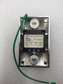 ESL/Sentrol DHF-24120C Flush Mount Magnetic Door Holder in Chrome 24 VDC/VAC 120 VAC