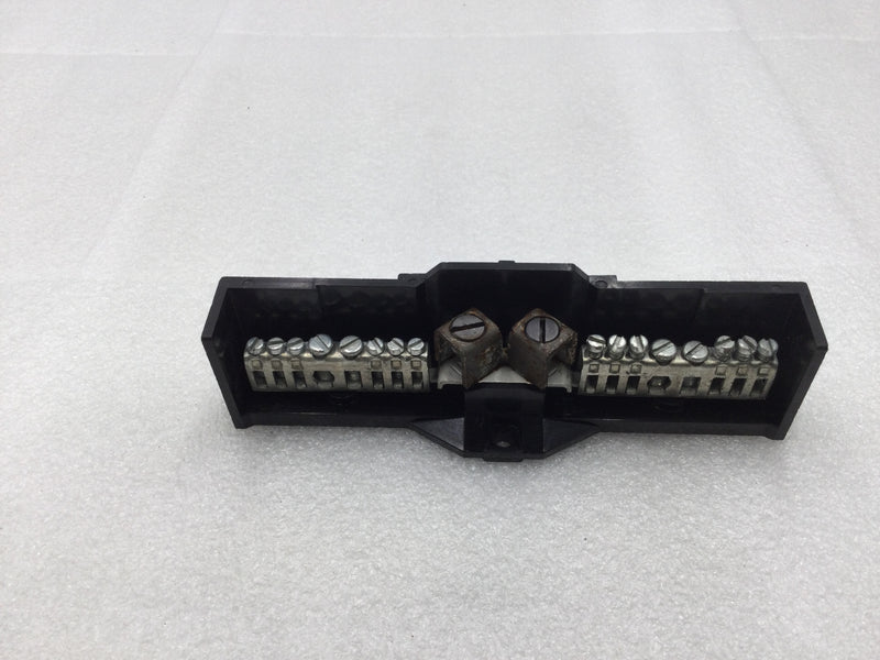 Isolated 16 Position Neutral/Ground Bar with 2 CA-206 Lugs 7" X 2"