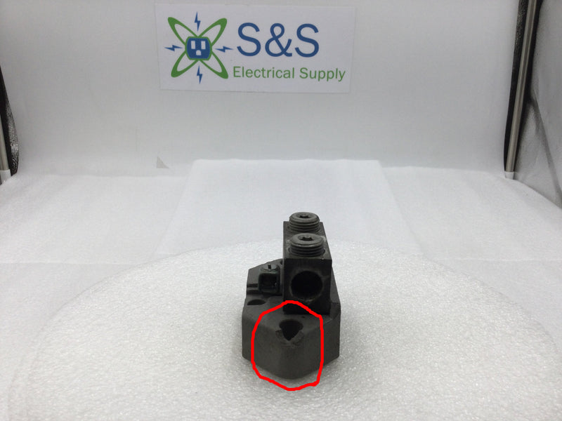 FPE RH10200 Isolated Neutral/Grounding Block 4" X 2" - Flaw