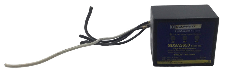 Square D SDSA3650 3 PH 600V Secondary-Surge Arrester/Surge Protective