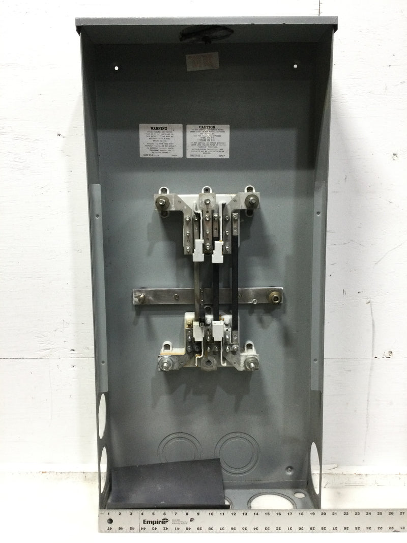 Milbank 4667-9504 600 Amp 480 Amp Continuous 3 Phase Type 3R 7 Terminal Meter Fitting Nema 3R Enclosure U4667-XT-9504