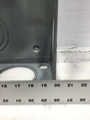 Milbank 4667-9504 600 Amp 480 Amp Continuous 3 Phase Type 3R 7 Terminal Meter Fitting Nema 3R Enclosure U4667-XT-9504