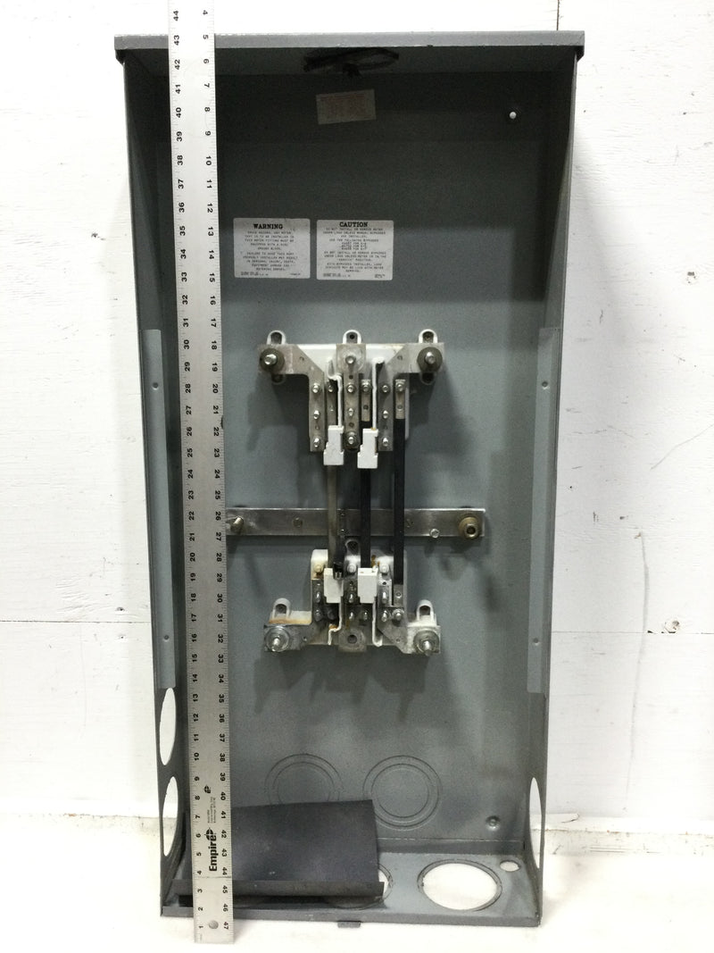 Milbank 4667-9504 600 Amp 480 Amp Continuous 3 Phase Type 3R 7 Terminal Meter Fitting Nema 3R Enclosure U4667-XT-9504