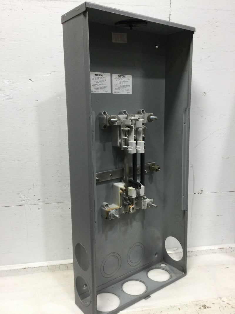 Milbank 4667-9504 600 Amp 480 Amp Continuous 3 Phase Type 3R 7 Terminal Meter Fitting Nema 3R Enclosure U4667-XT-9504