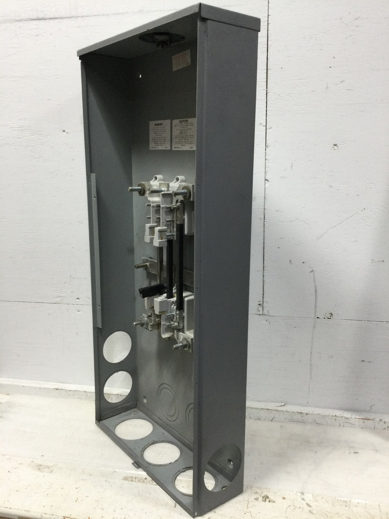 Milbank 4667-9504 600 Amp 480 Amp Continuous 3 Phase Type 3R 7 Terminal Meter Fitting Nema 3R Enclosure U4667-XT-9504