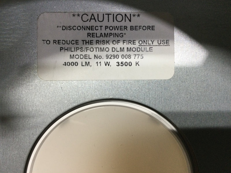 Vantage Lighting A6VOORLEDU-4035K 120/277VAC Recessed Housing for LED Emergency Lighting.