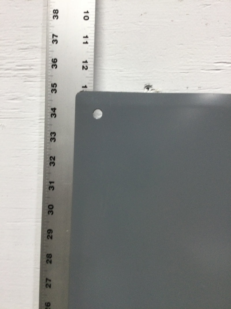 Square D QOC40UF 40 Space 120/240V Panel Door Only w/Main 35" x 15 1/2"