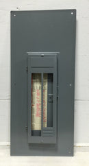 Square D QOC40UF 40 Space 120/240V Panel Door Only w/Main 35" x 15 1/2"