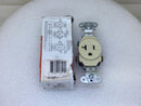Legrand 5351-I Single Receptacle 20 Amp 125V 2-P 3-W Ivory Color