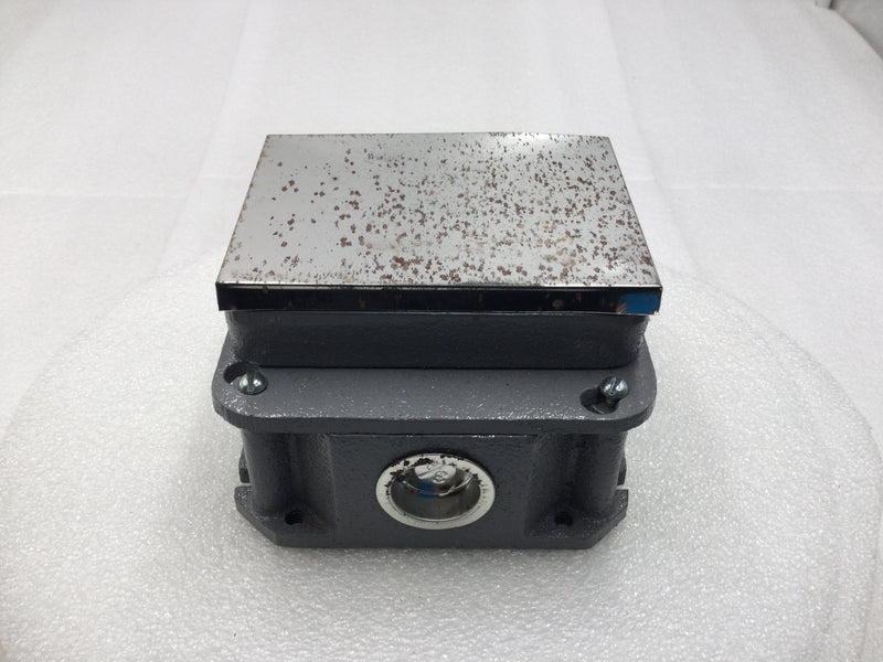 Hubbel B2436 Floor Box Cast Iron Deep Adjustable Box