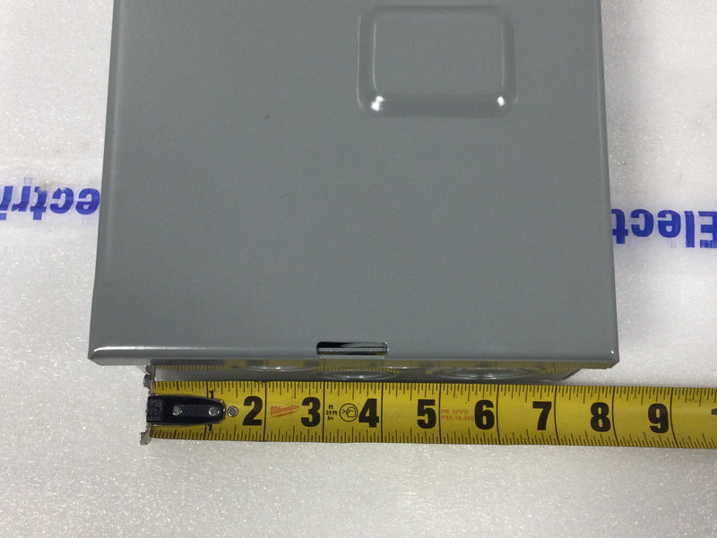 GE TL412R1P 125 Amp 4 Space/8 Circuit 120/240V Main Lug Load Center 10" x 7 1/4"