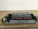Zinsco 100 Amp 3 Phase 30 Circuit Criss Cross Bus Guts Only 10" x 18"