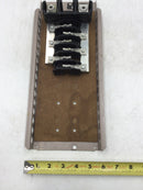 Cutler-Hammer 6 Space/12 Circuit MLO Guts Only Single Phase 150A 120/240VAC 6" x 13.5"