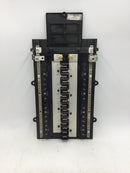 Eaton 16 Space 32 Circuit 200 Amp MLO Panel Guts Only 9" x 19"