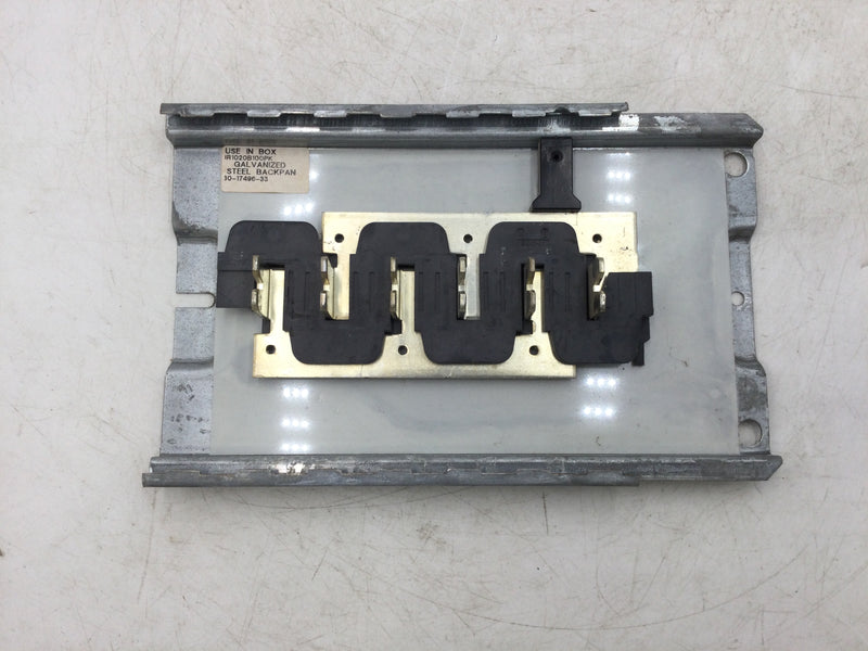 Eaton BR1020B100PK 6/12 Space Panel 125 Amp Guts Only 6" x 9.5"