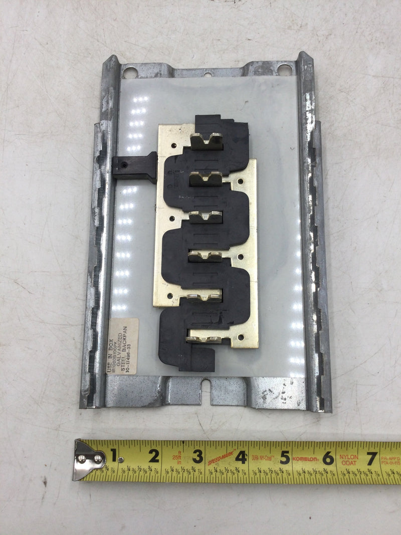 Eaton BR1020B100PK 6/12 Space Panel 125 Amp Guts Only 6" x 9.5"