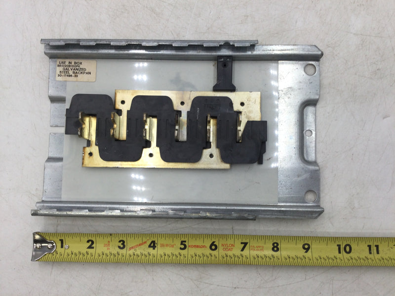 Eaton BR1020B100PK 6/12 Space Panel 125 Amp Guts Only 6" x 9.5"
