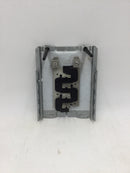 Eaton/Cutler Hammer 8 Space 120/240V 100A MLO Guts Only 6" x 7.5"