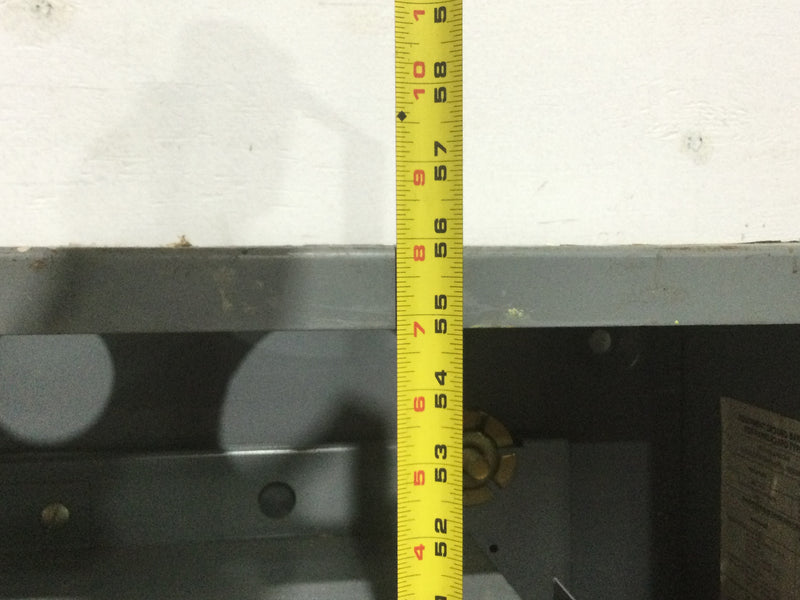Square D HCM3273-4 HCM Panelboard 400 Amp Main Lug 600 Vac 250VDC I Line 56" X 32.5"