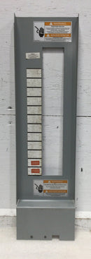 12 Space 120/240V Dead Front Only w/Main 23 3/4" x 6 1/2"