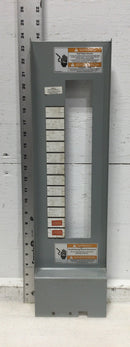 12 Space 120/240V Dead Front Only w/Main 23 3/4" x 6 1/2"