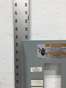 12 Space 120/240V Dead Front Only w/Main 23 3/4" x 6 1/2"